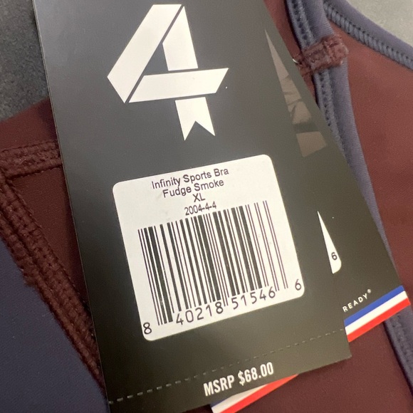 NWT Sports Bra size XL - 4Laps - Picture 4 of 4